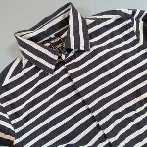 Todd Snyder Button Down Shirt Mens Size Medium Striped Long Sleeve